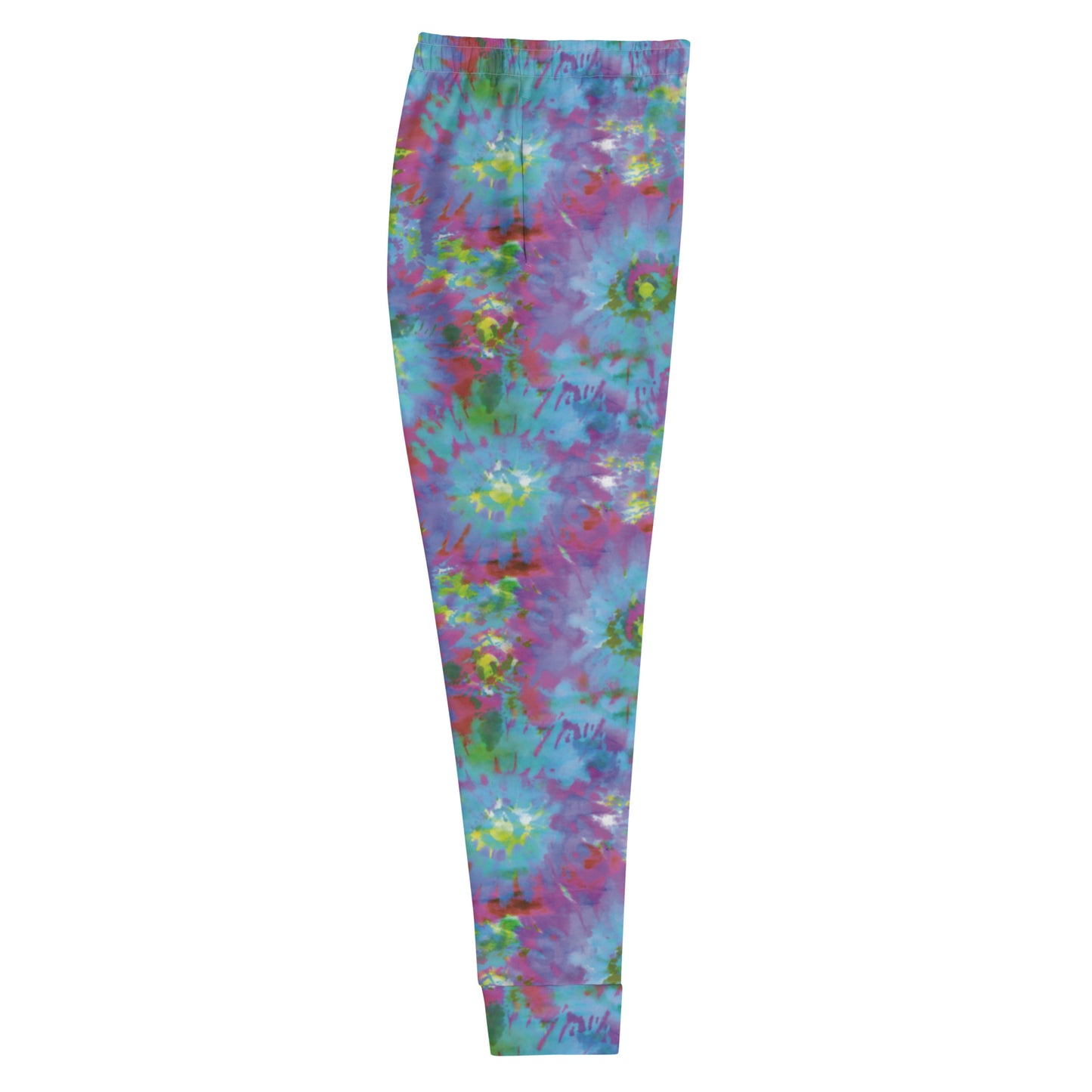 Multicolored Tie Dye Print Women's Joggers