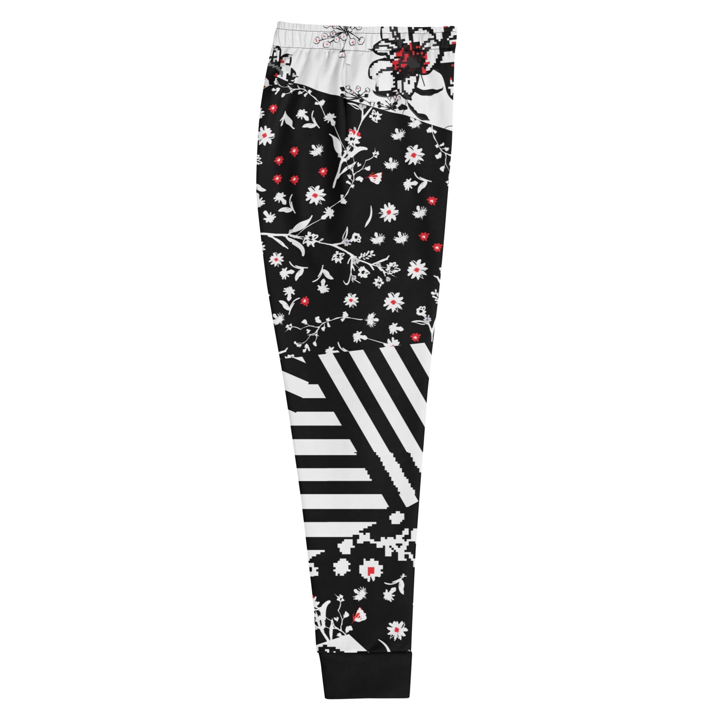 Floral and Stripe Women's Joggers