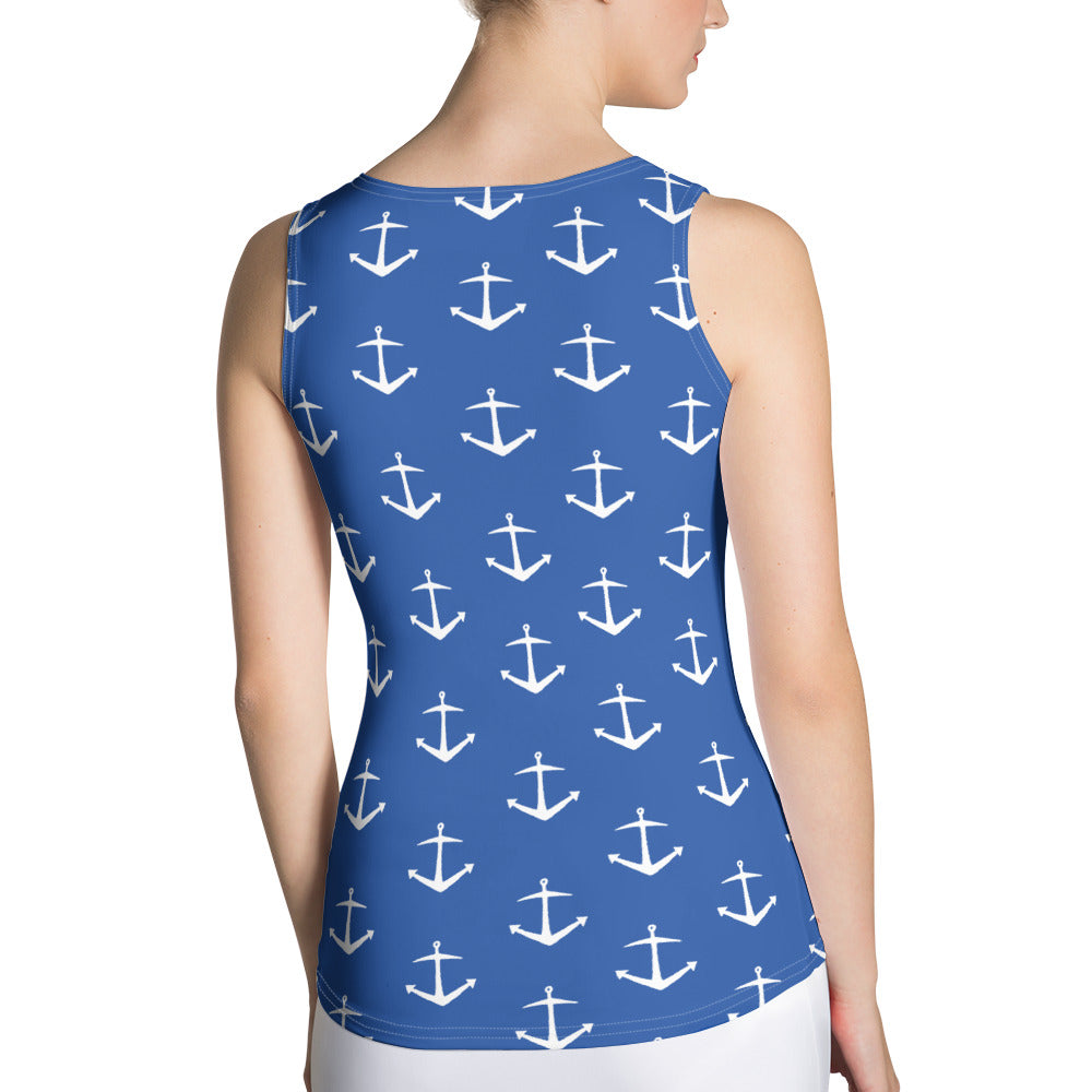 Anchor Pattern Women's Tank Top