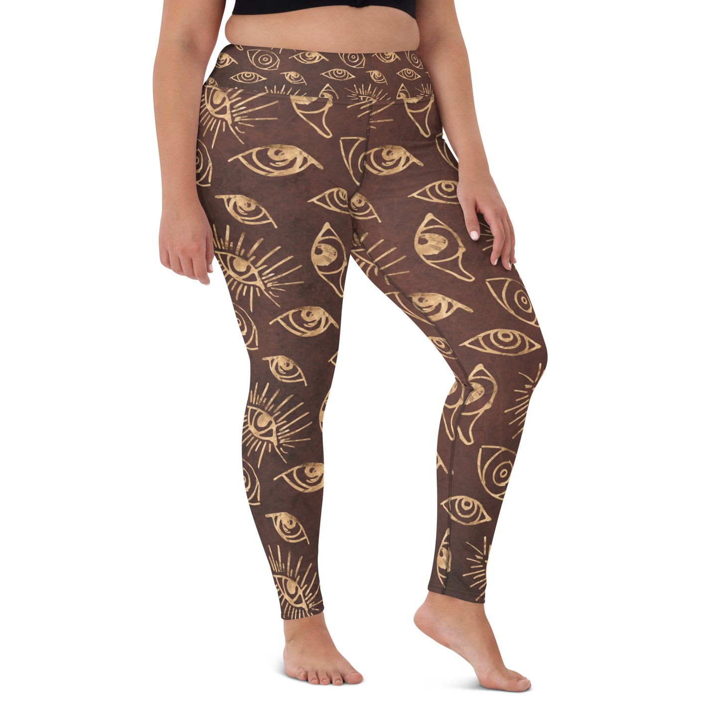 Golden Eyes Yoga Leggings
