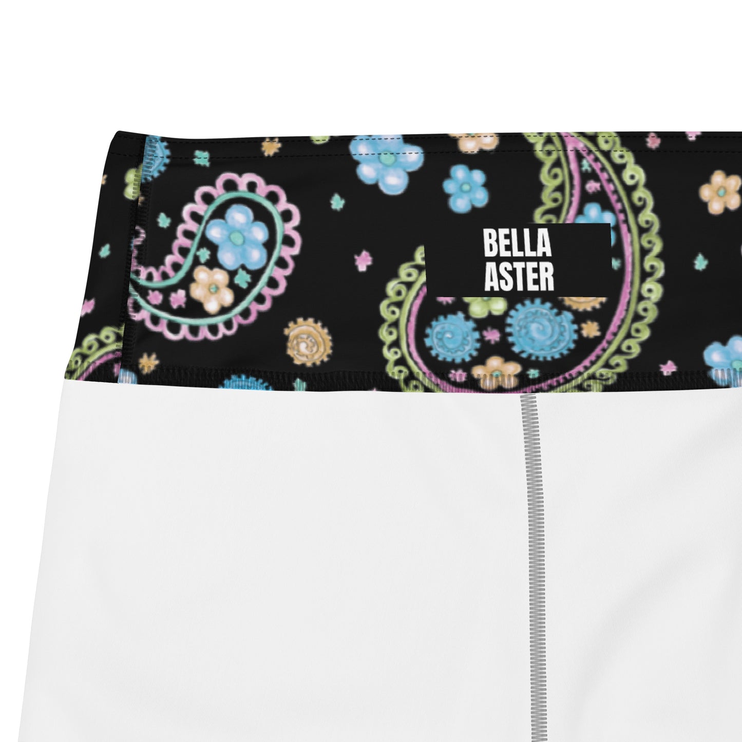 Multicolor Floral Paisley Yoga Leggings - Bloom Seventy Seven