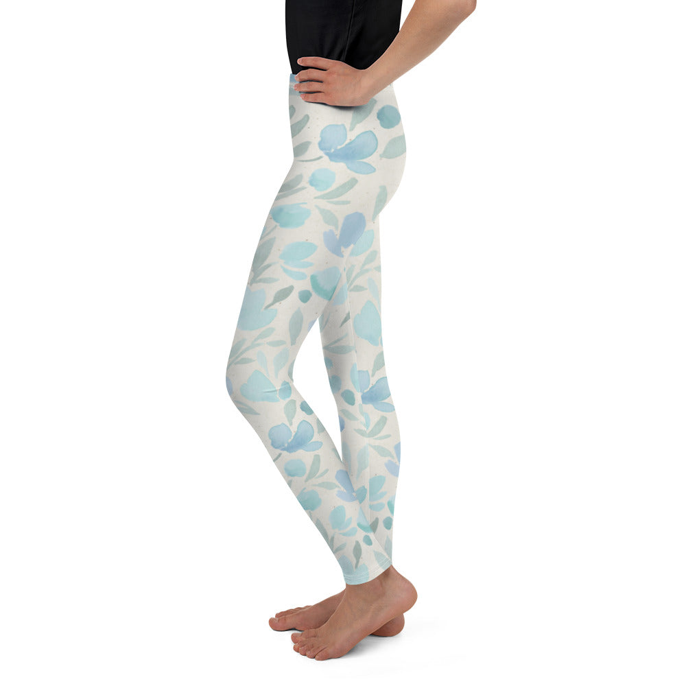 Powder Blue Youth Leggings