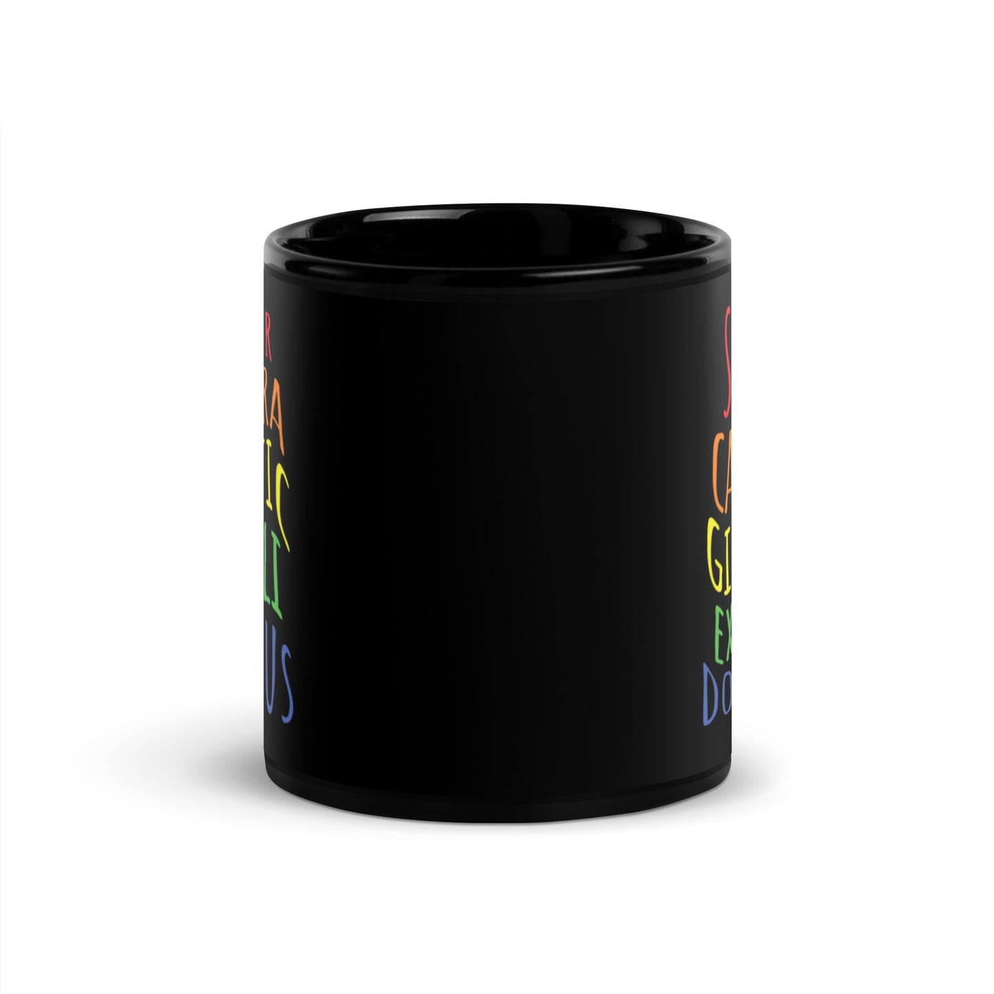 Supercalifragilisticexpialidocious Black Glossy Mug
