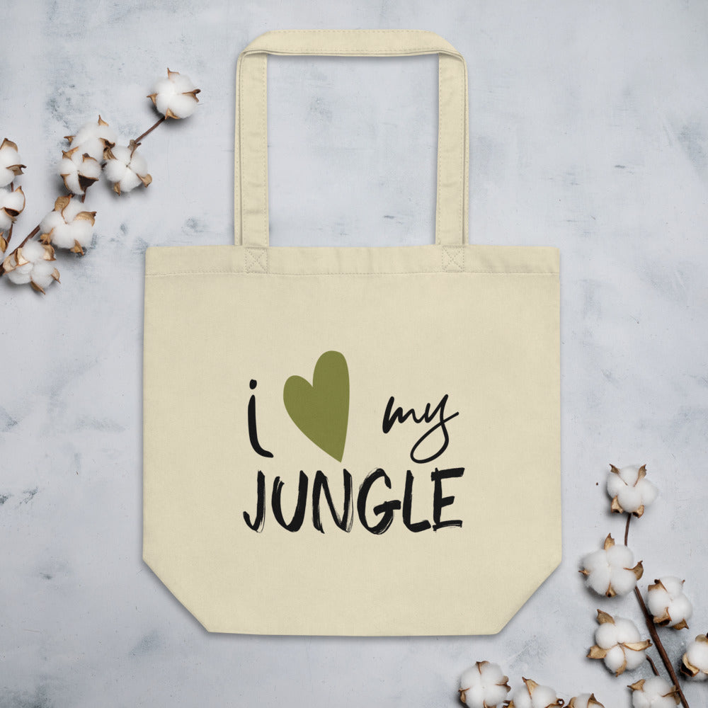 I Love My Jungle Printed Eco Tote Bag
