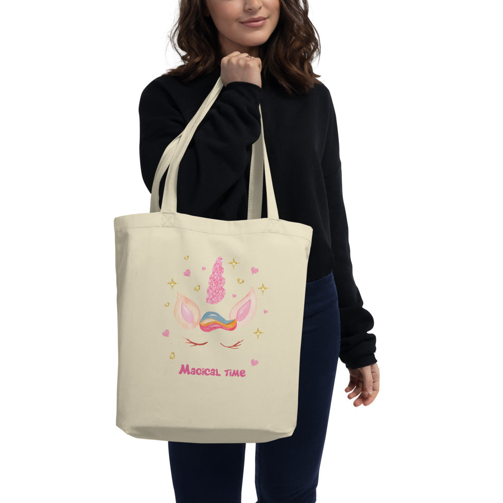 Magical Time Unicorn Eco Tote Bag