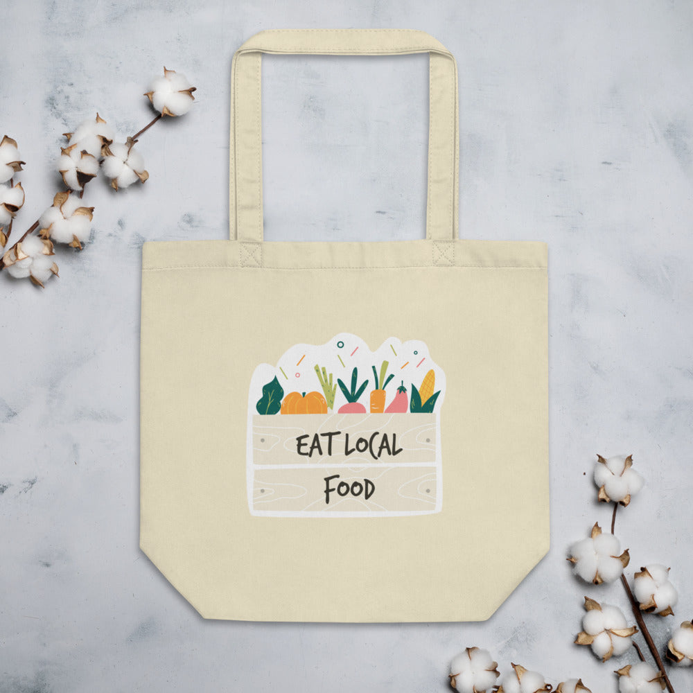 Eat Local Eco Tote Bag