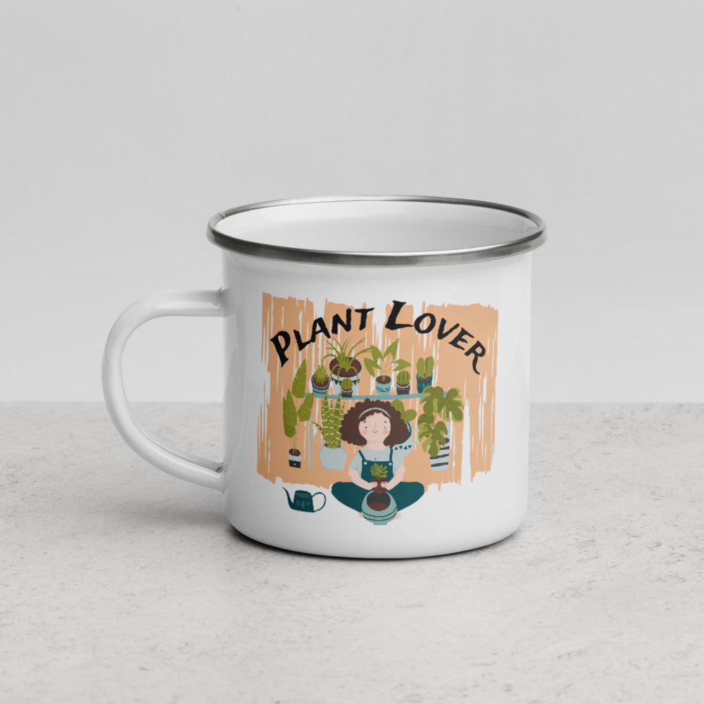 Plant Lover Enamel Mug