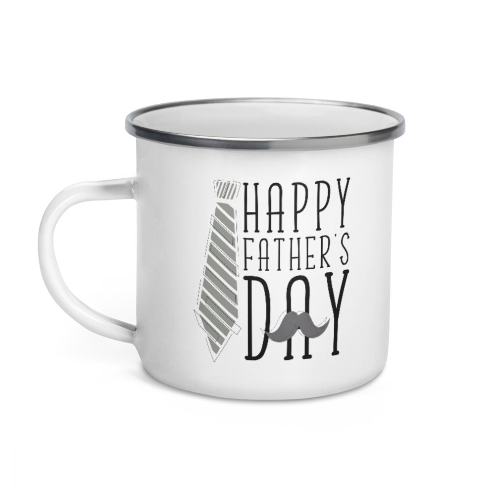 Happy Father's Day Enamel Mug