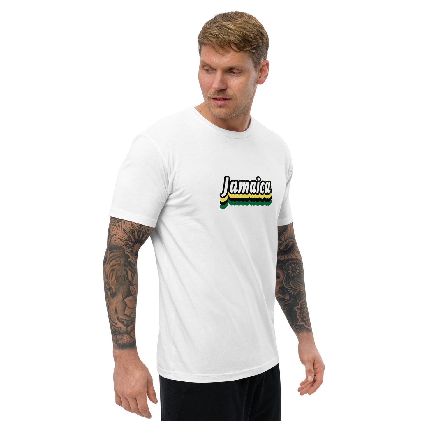 Men's Jamaica Graphic Form-fitting T-shirt