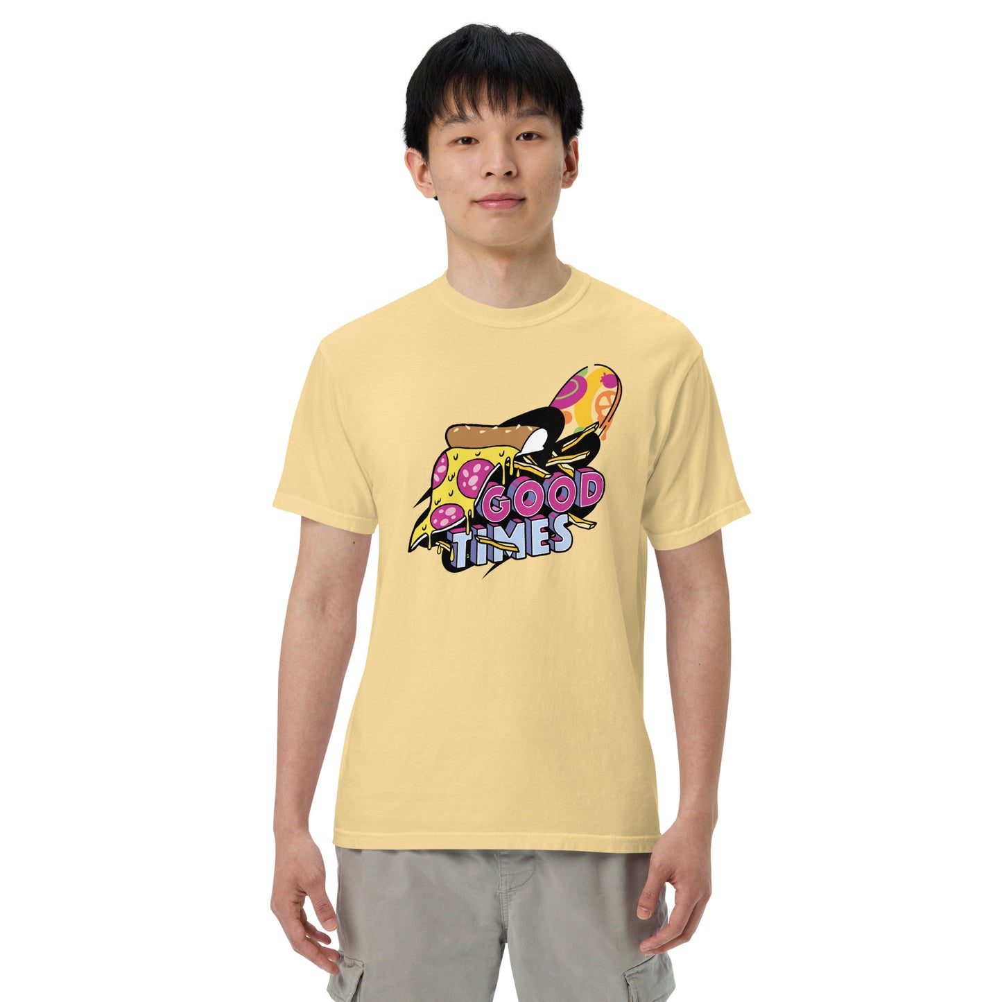 Comfort Colors Good Times Men’s Heavyweight T-Shirt