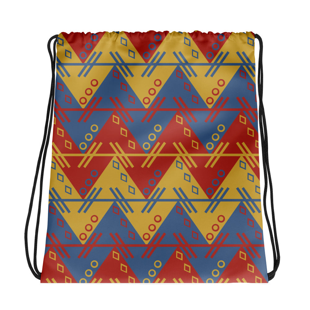 Chevron Fiesta Drawstring Bag - Bloom Seventy Seven