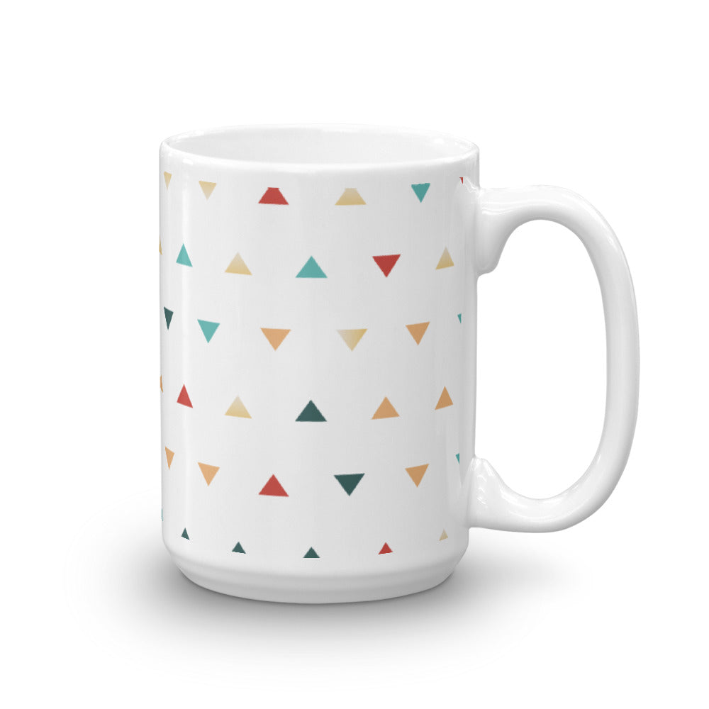 Triangles Glossy Mug