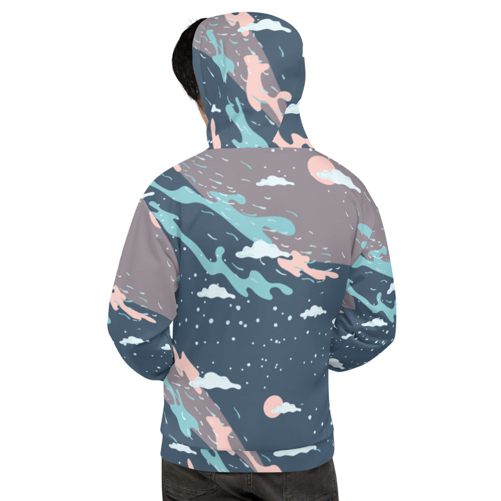 Winter Print Unisex Hoodie