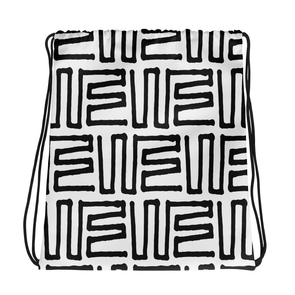 Tribal Drawstring Gym Bag - Bloom Seventy Seven