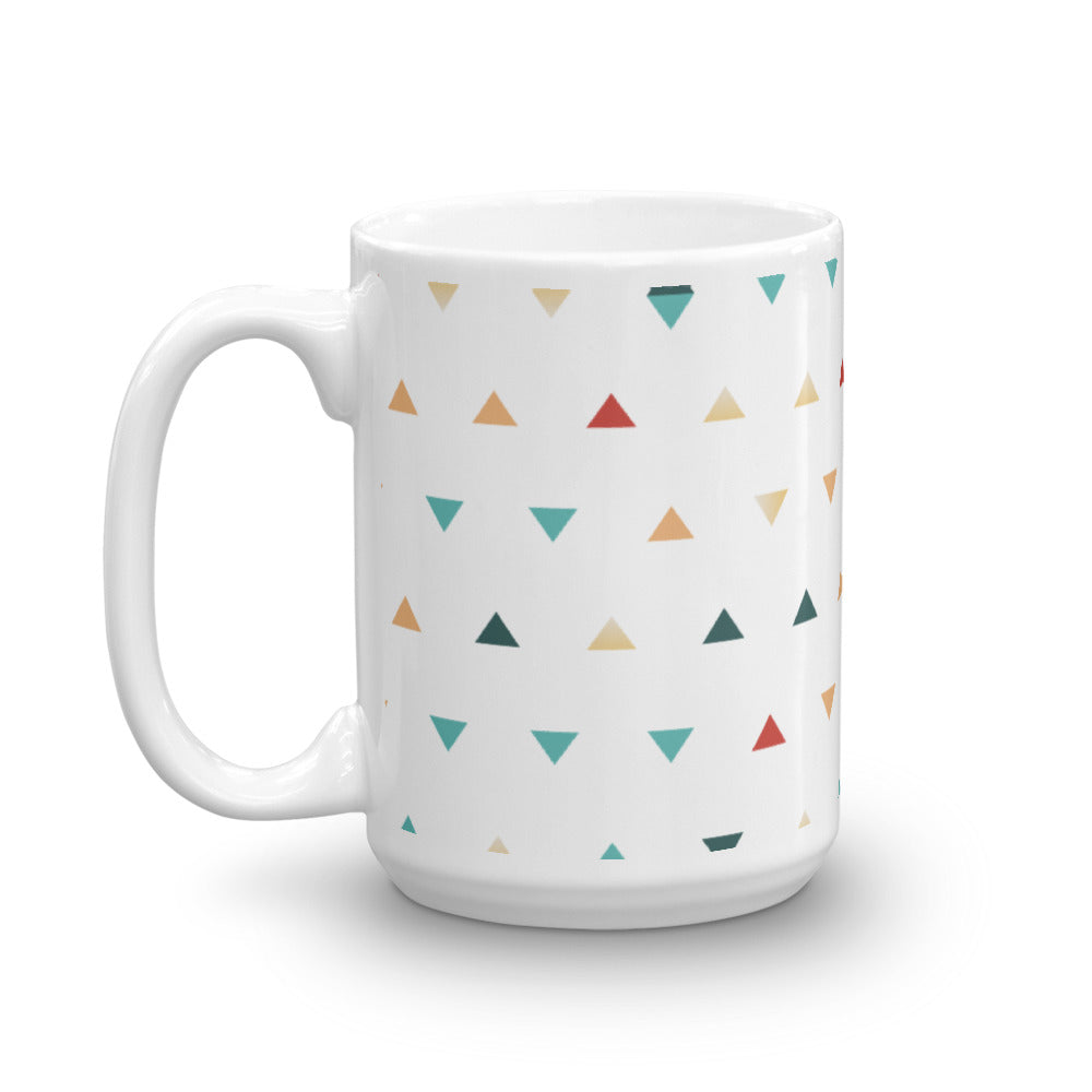 Triangles Glossy Mug