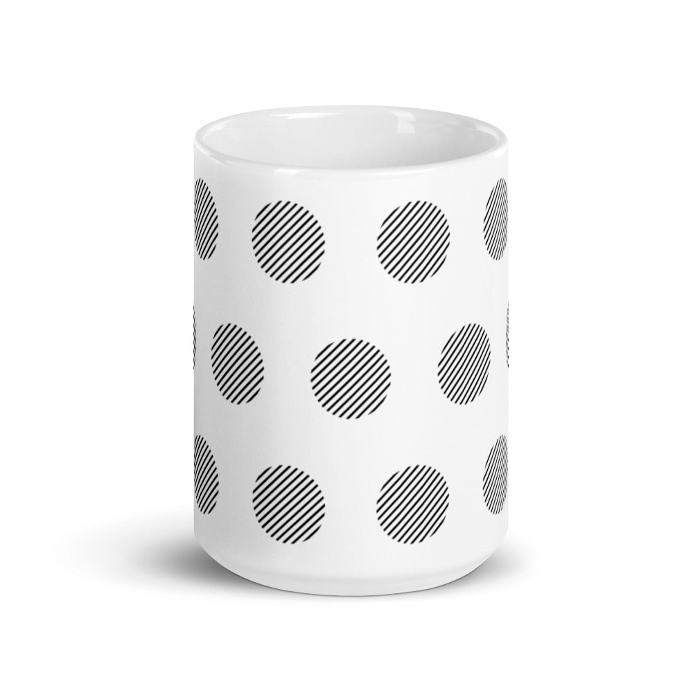 Geo Stripe Circle Mug