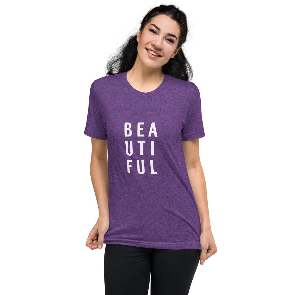 BEAUTIFUL Women's Graphic Tee - Bloom Seventy Seven