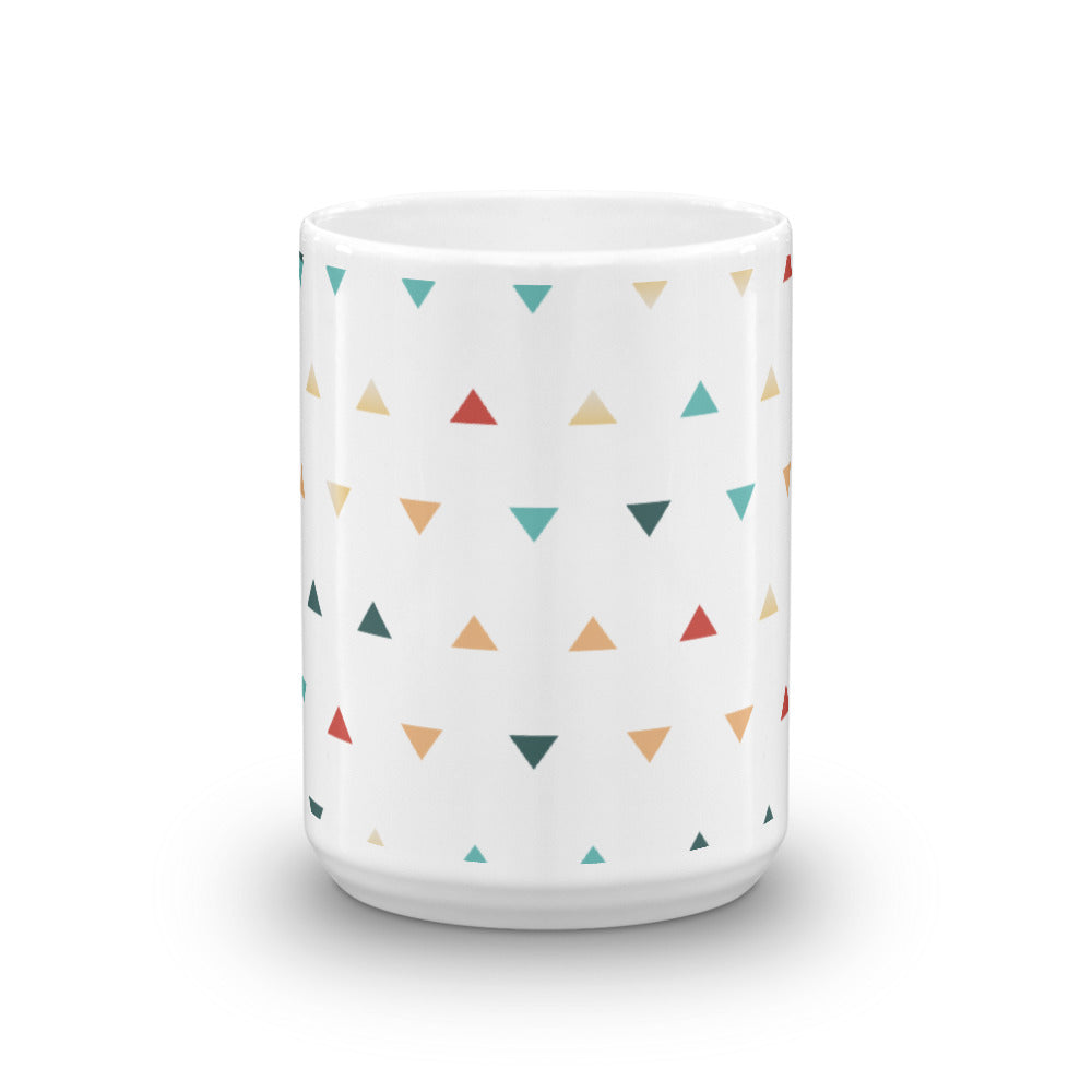 Triangles Glossy Mug