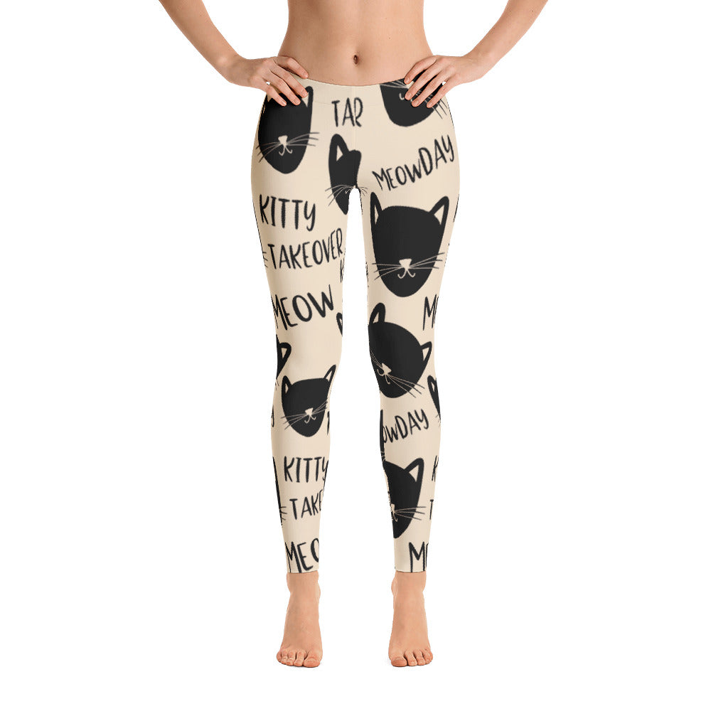 Cat Print Leggings