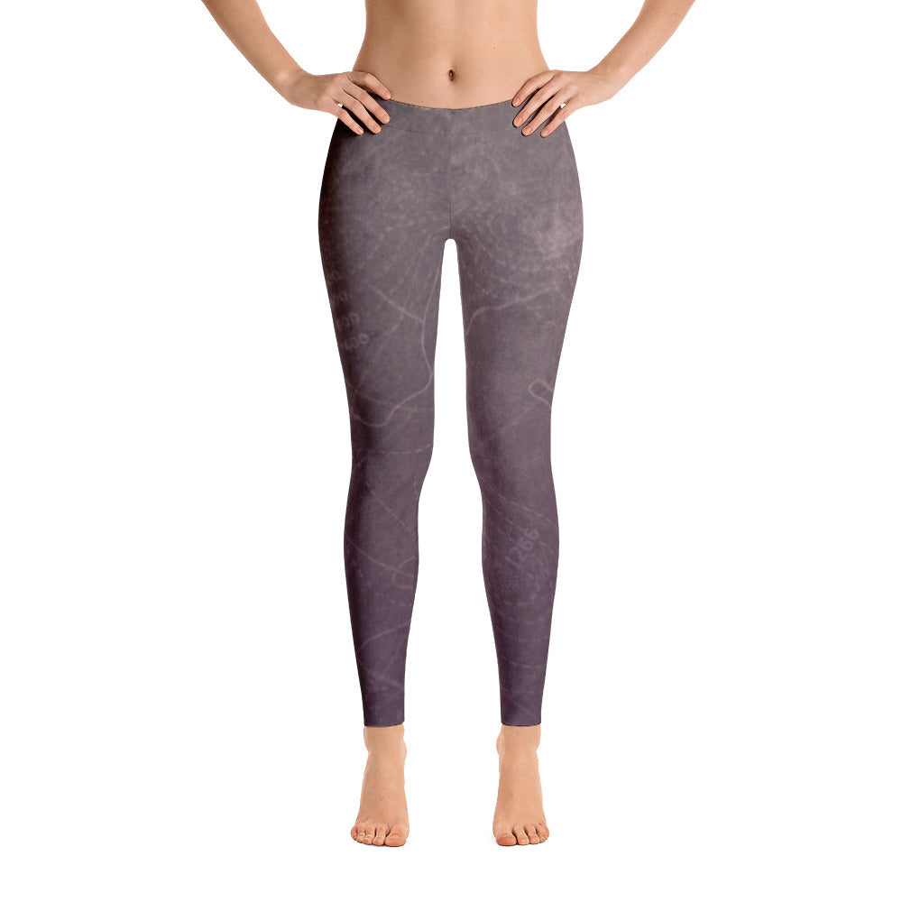 Map Print Leggings