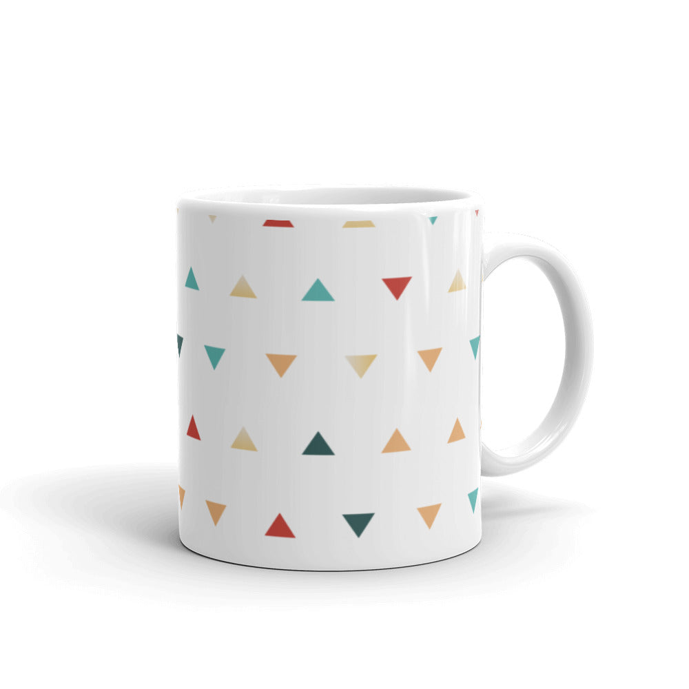 Triangles Glossy Mug