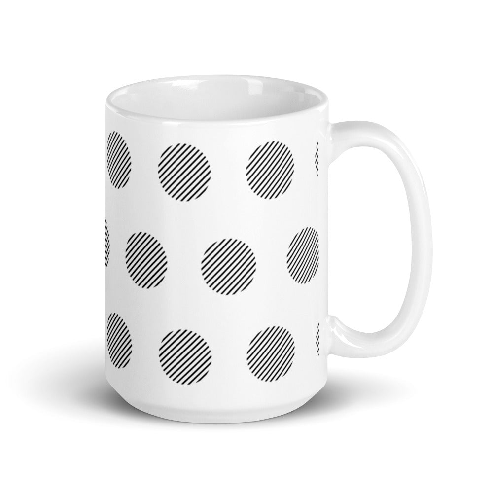 Geo Stripe Circle Mug