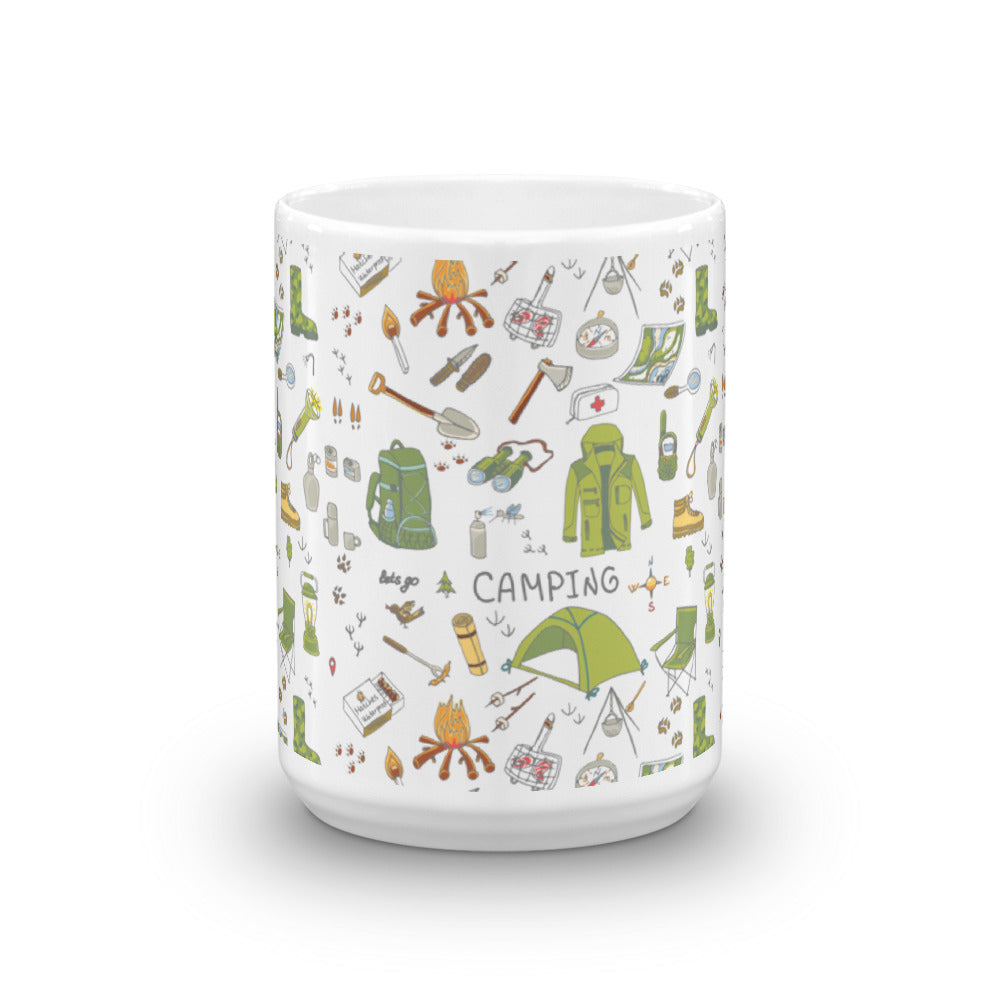 Green Camping Mug