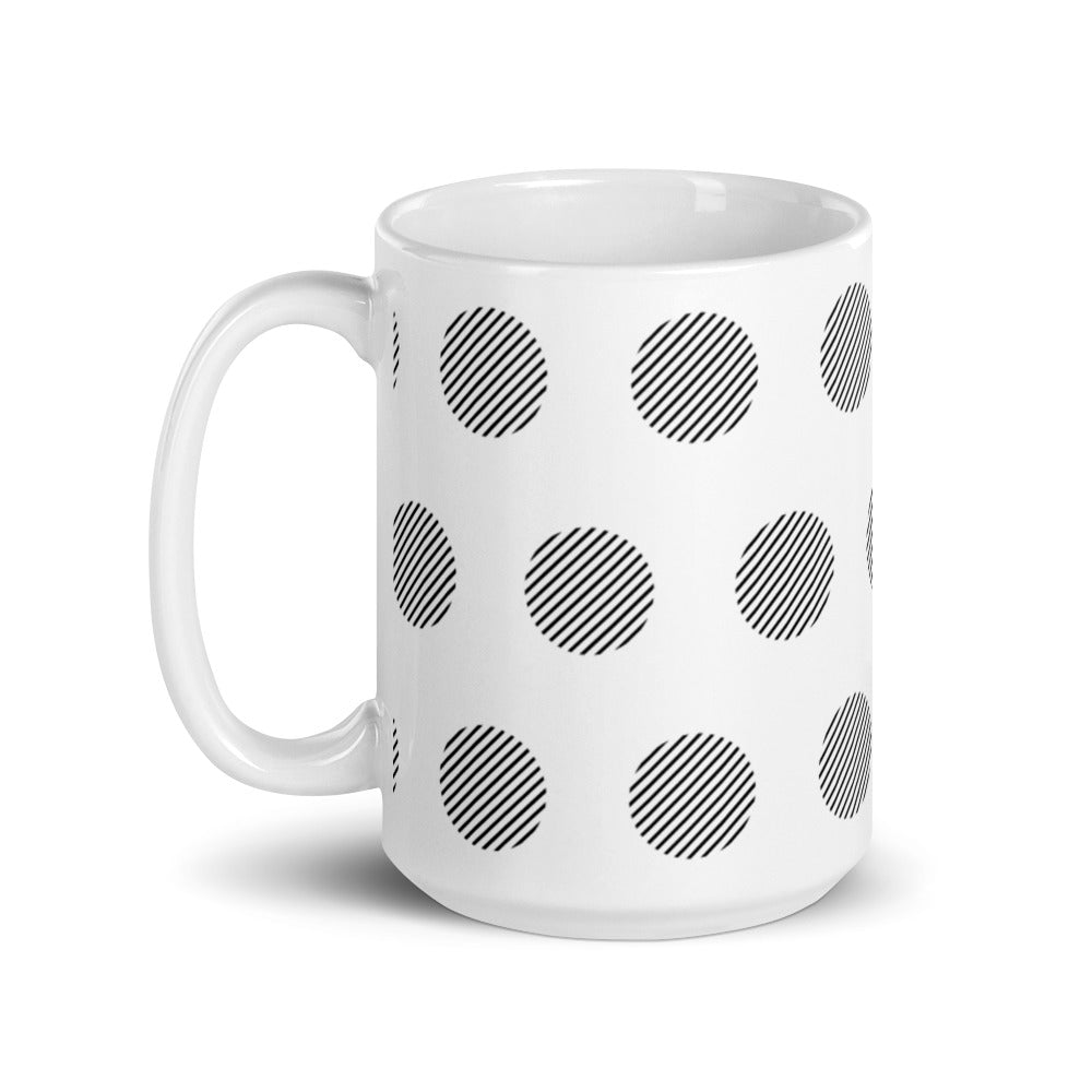 Geo Stripe Circle Mug