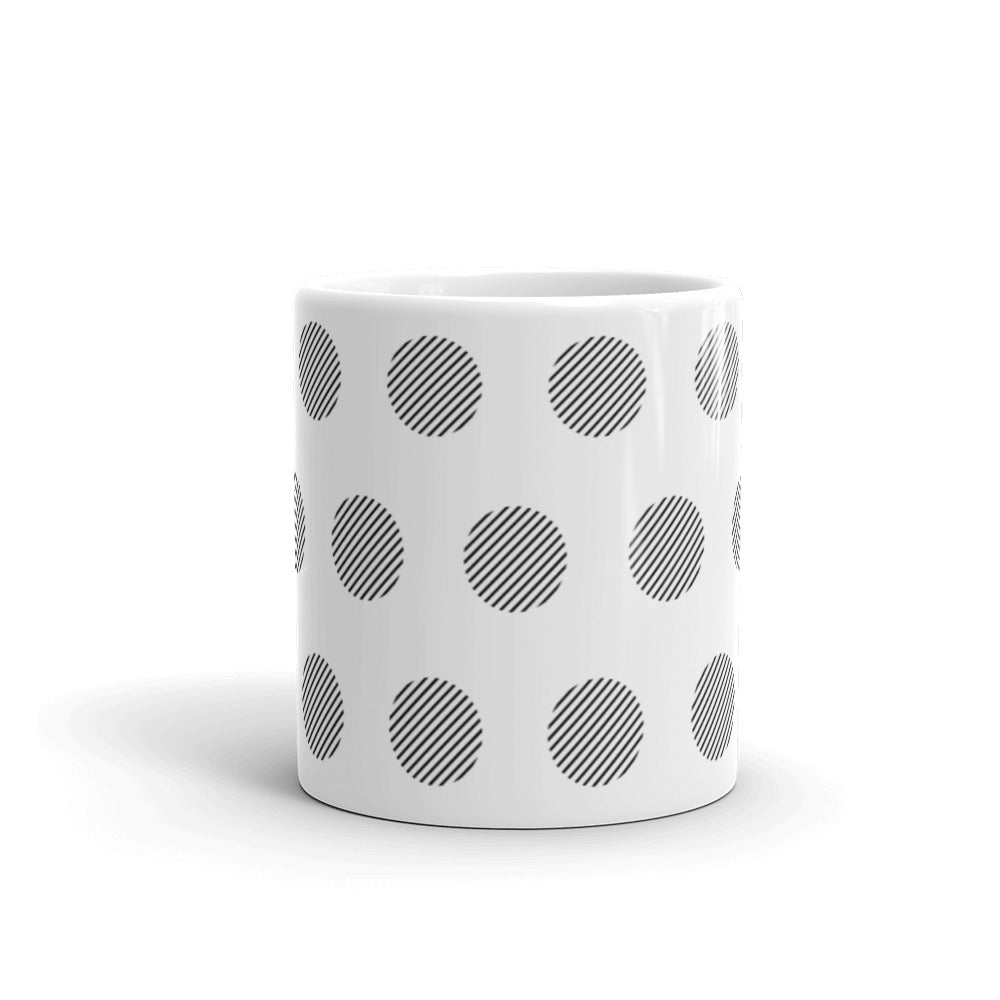 Geo Stripe Circle Mug
