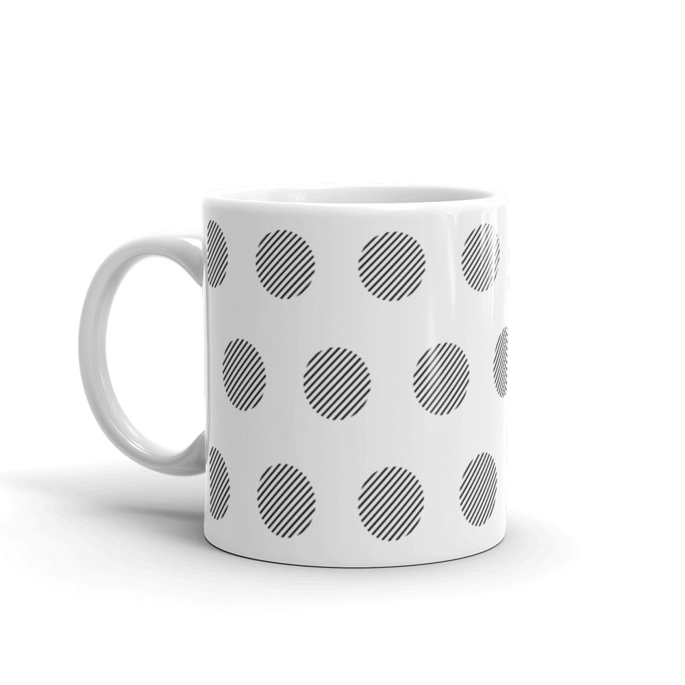 Geo Stripe Circle Mug