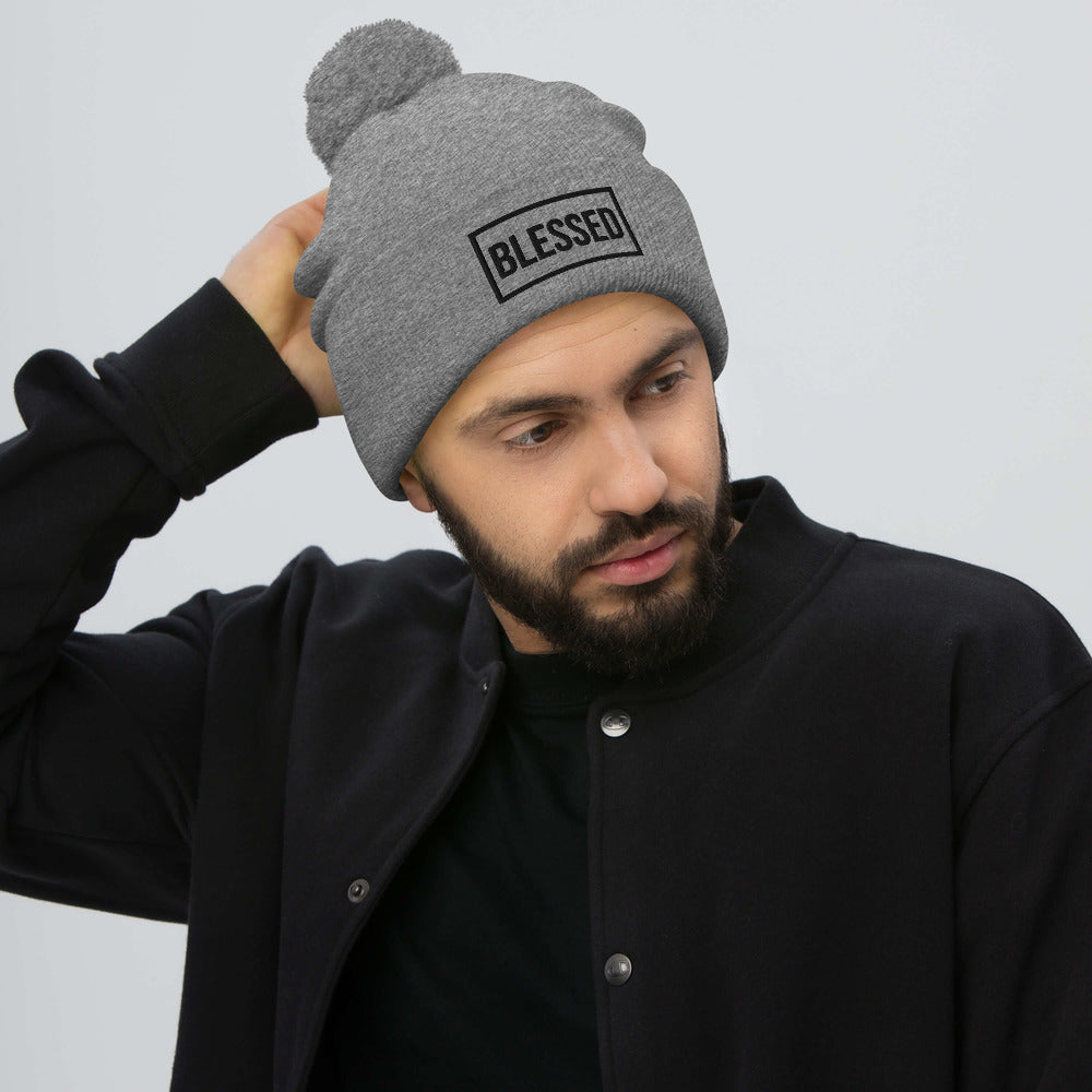 Blessed Pom-Pom Beanie