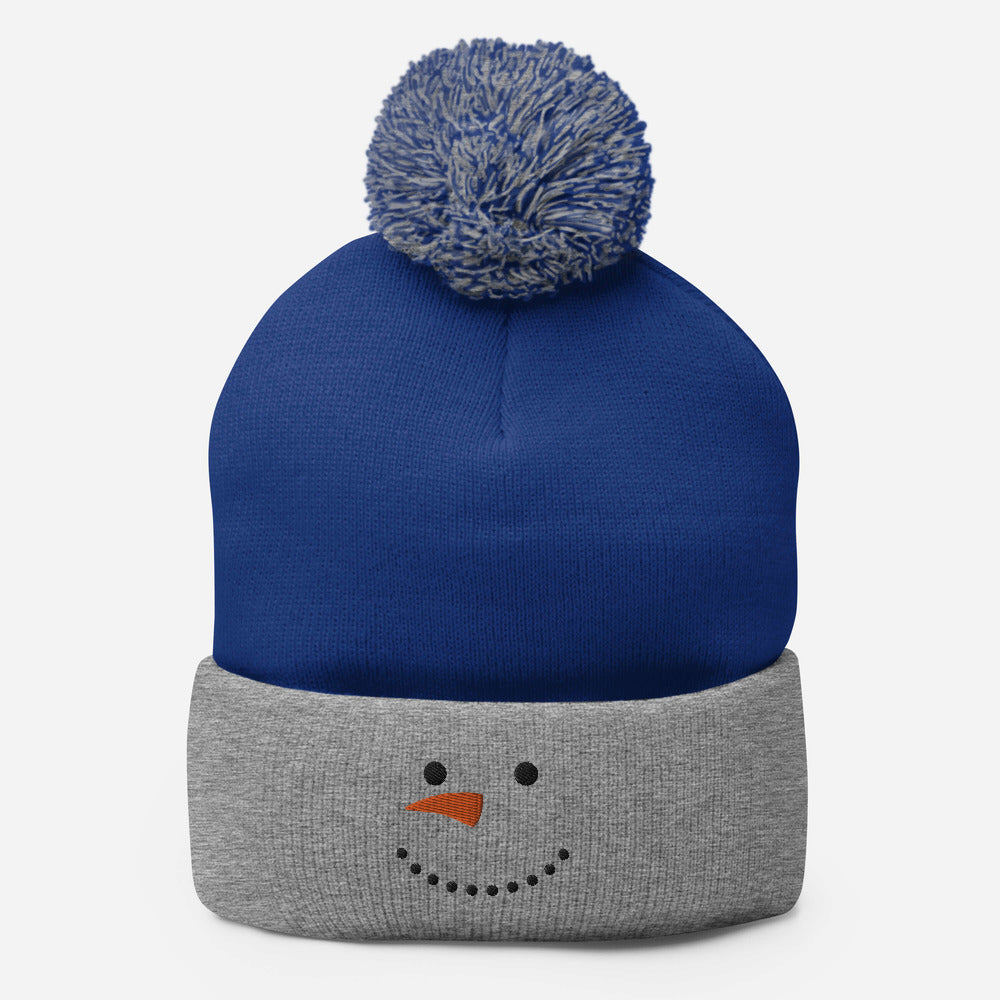 Snowman Pom-Pom Beanie