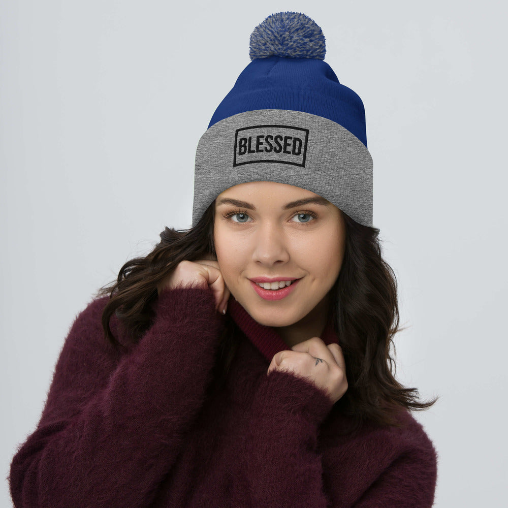 Blessed Pom-Pom Beanie
