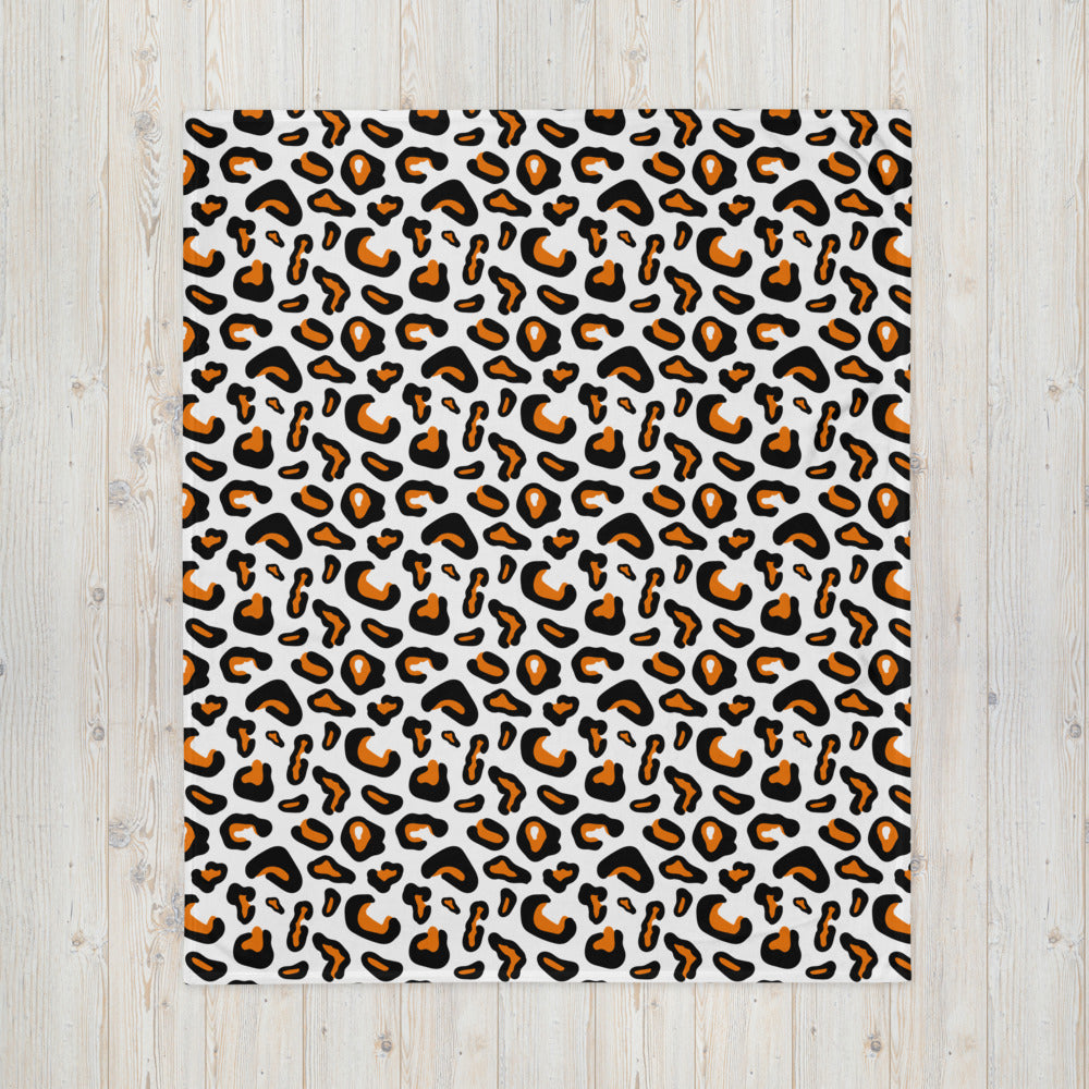 Animal Print Throw Blanket 50″ × 60″