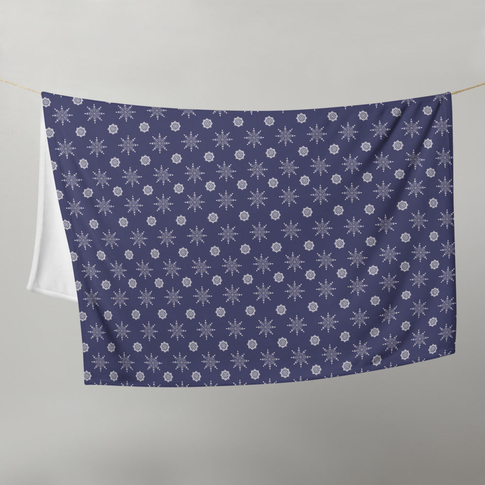 Snowfall Throw Blanket 50″ × 60″ (127 × 153 cm)