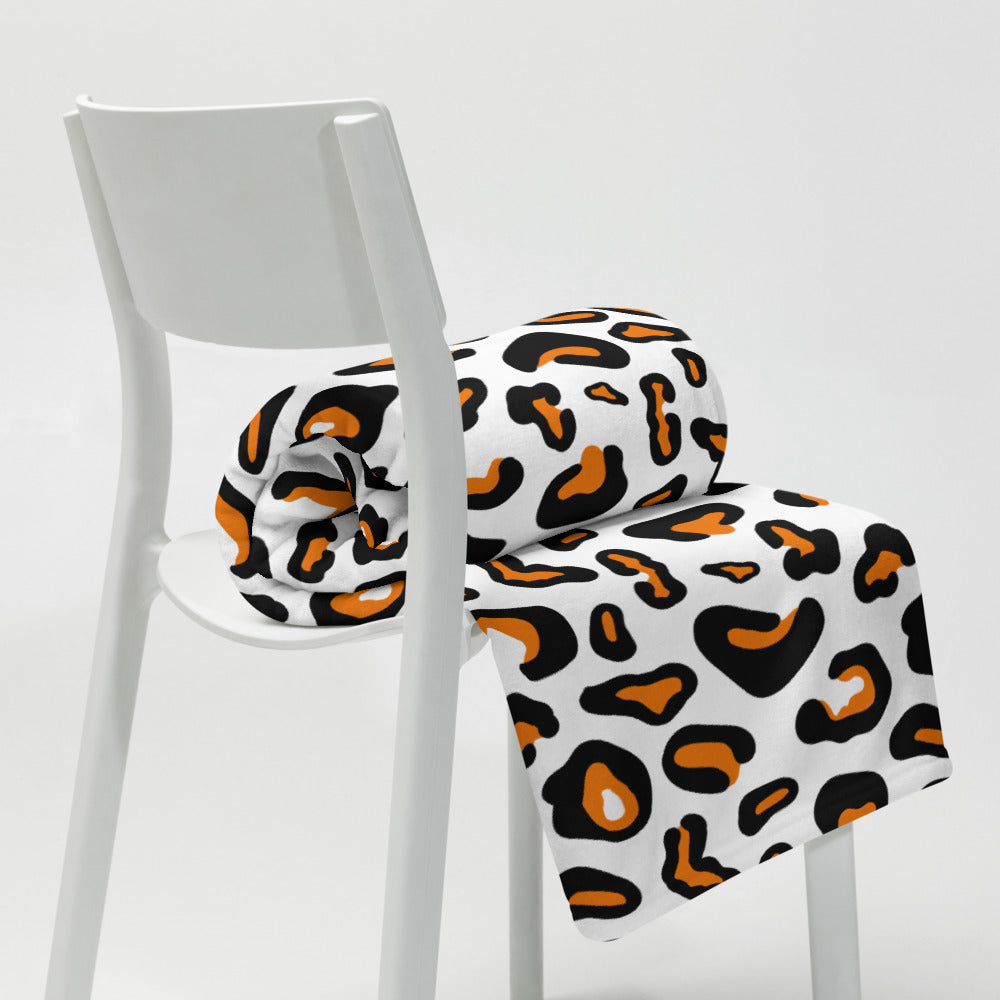 Animal Print Throw Blanket 50″ × 60″