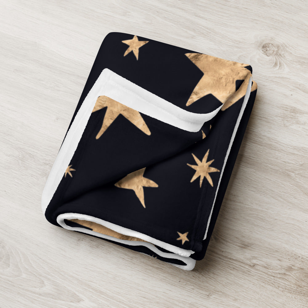 Starry Night Throw Blanket 50″ × 60″
