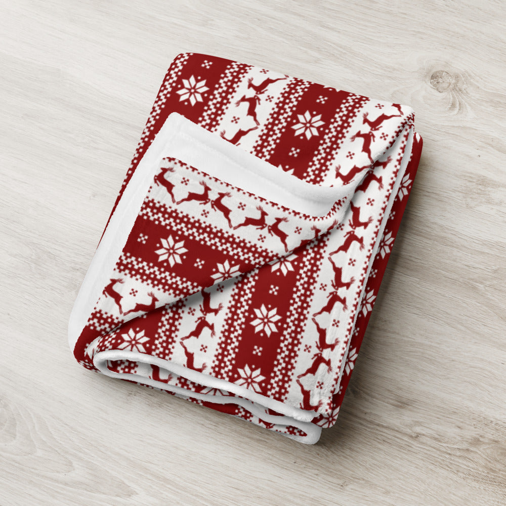 Christmas Time Throw Blanket 50″ × 60″