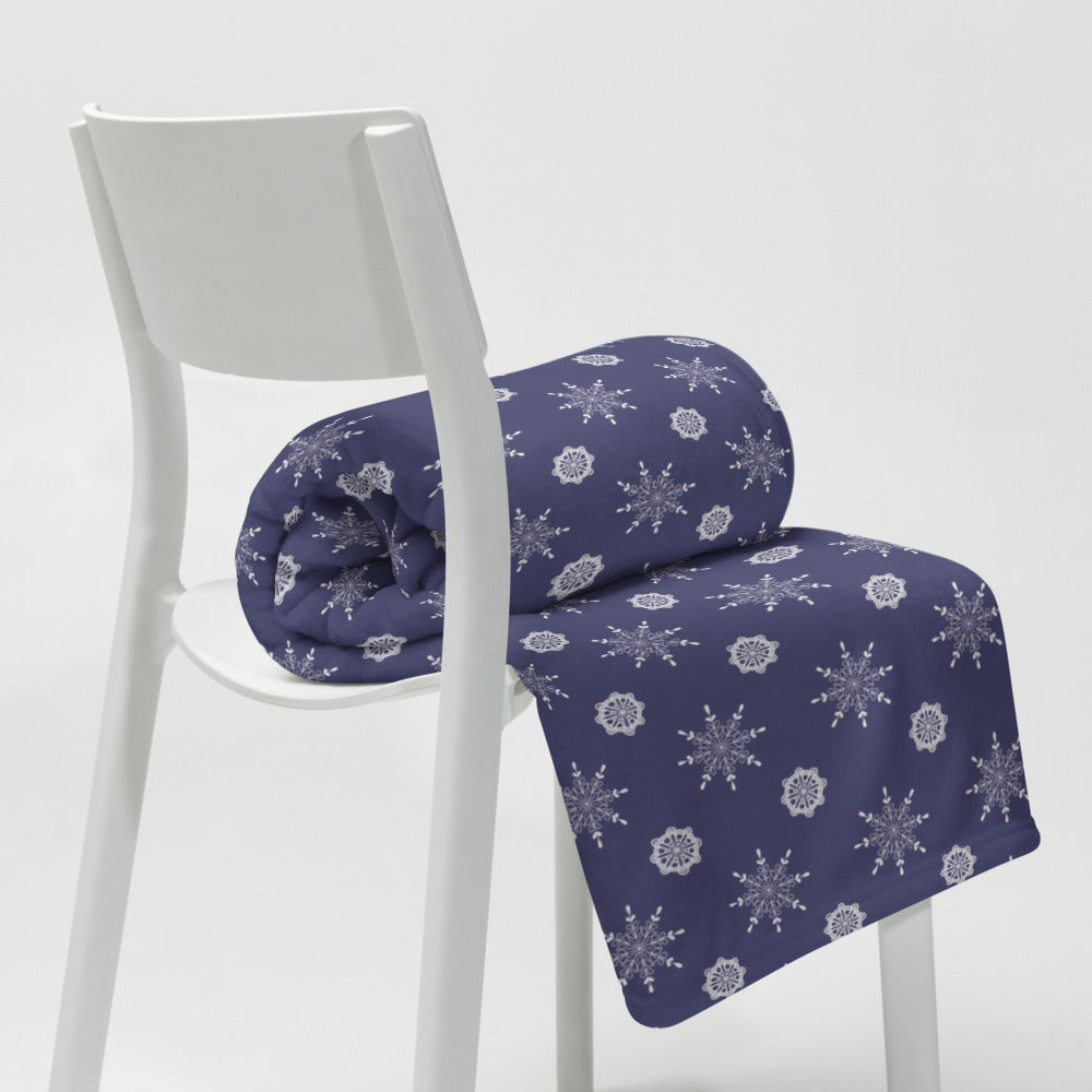 Snowfall Throw Blanket 50″ × 60″ (127 × 153 cm)