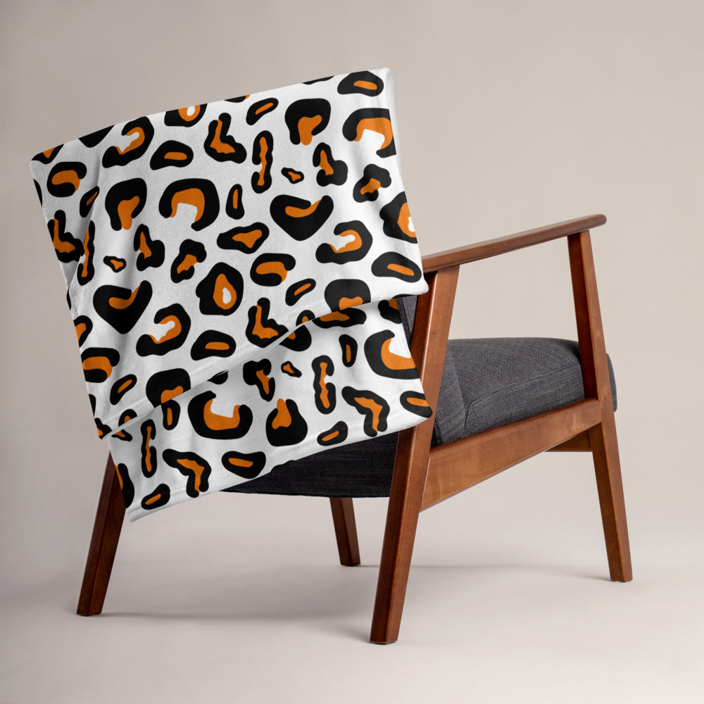 Animal Print Throw Blanket 50″ × 60″