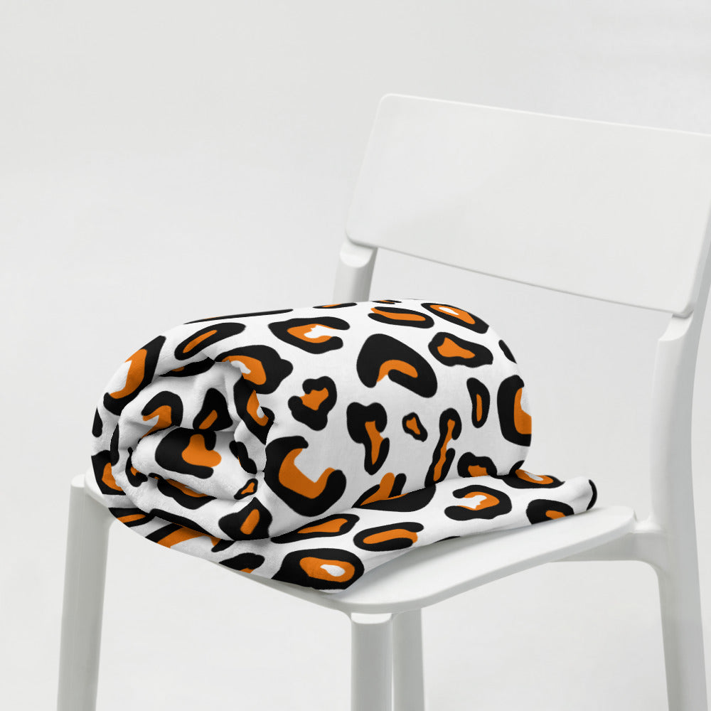 Animal Print Throw Blanket 50″ × 60″