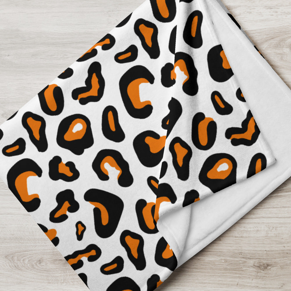 Animal Print Throw Blanket 50″ × 60″