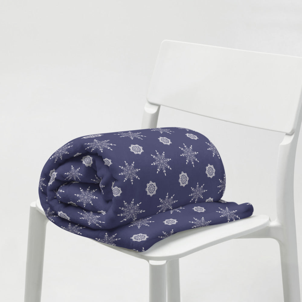 Snowfall Throw Blanket 50″ × 60″ (127 × 153 cm)