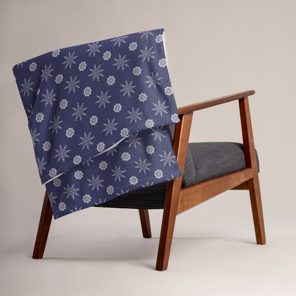 Snowfall Throw Blanket 50″ × 60″ (127 × 153 cm)