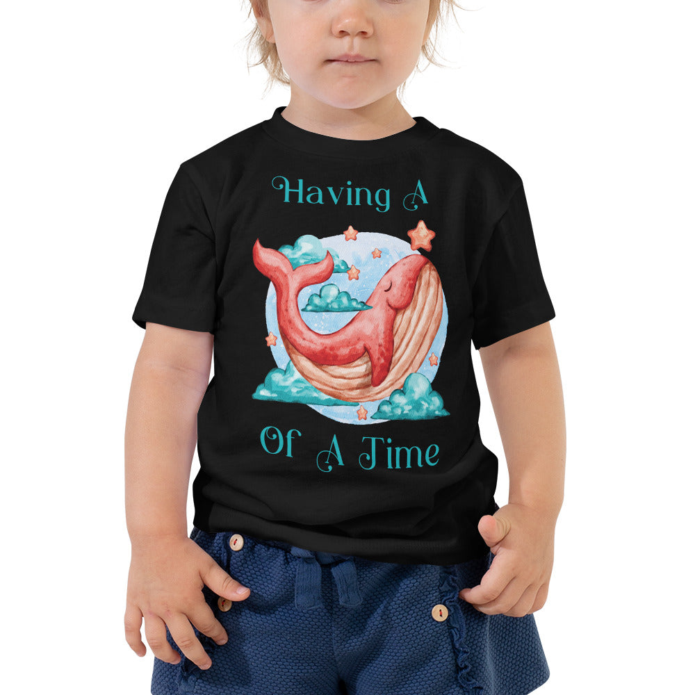 Having A Whale Of A Time Cute Toddler Tee