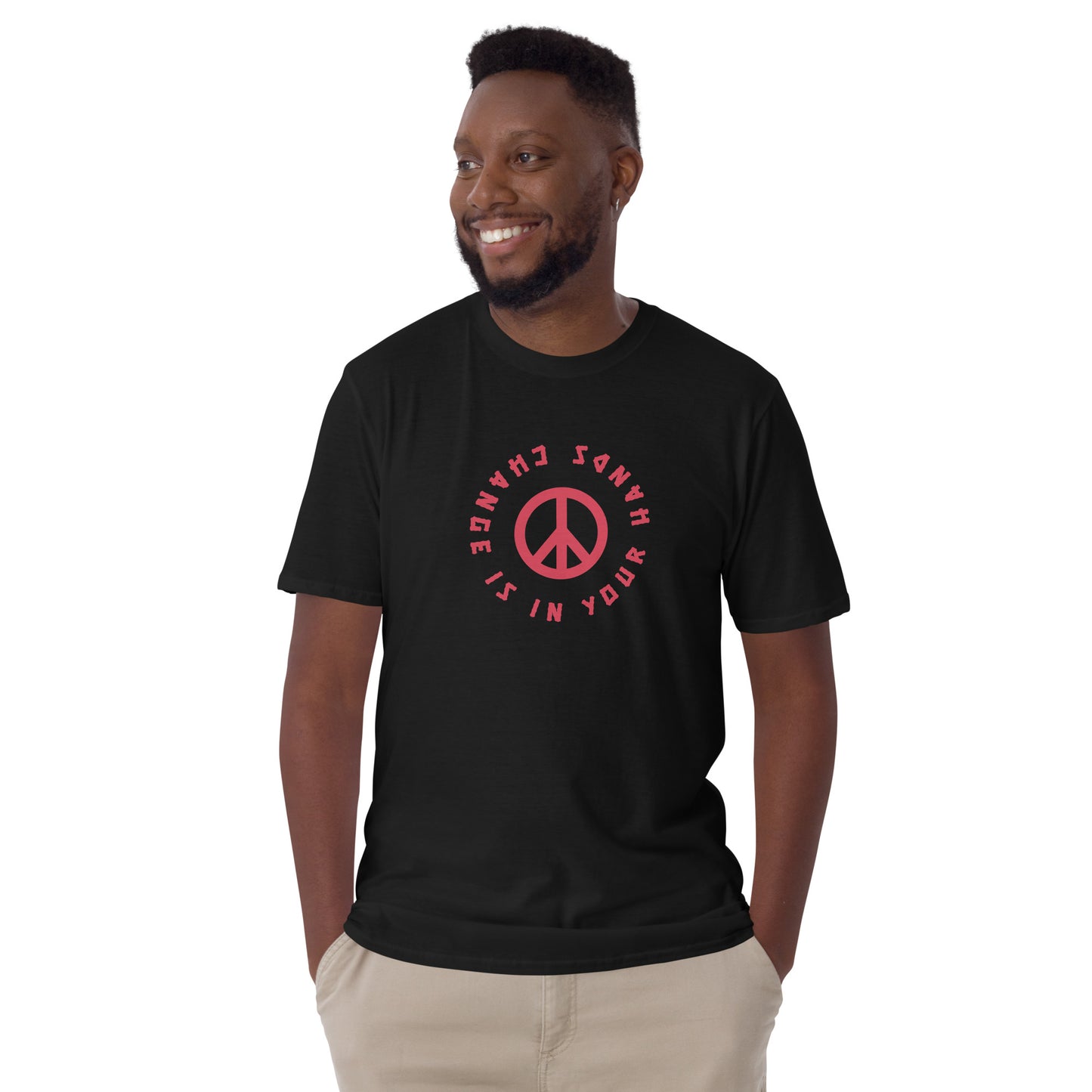 Change is in your hands, Peace Unisex Tee