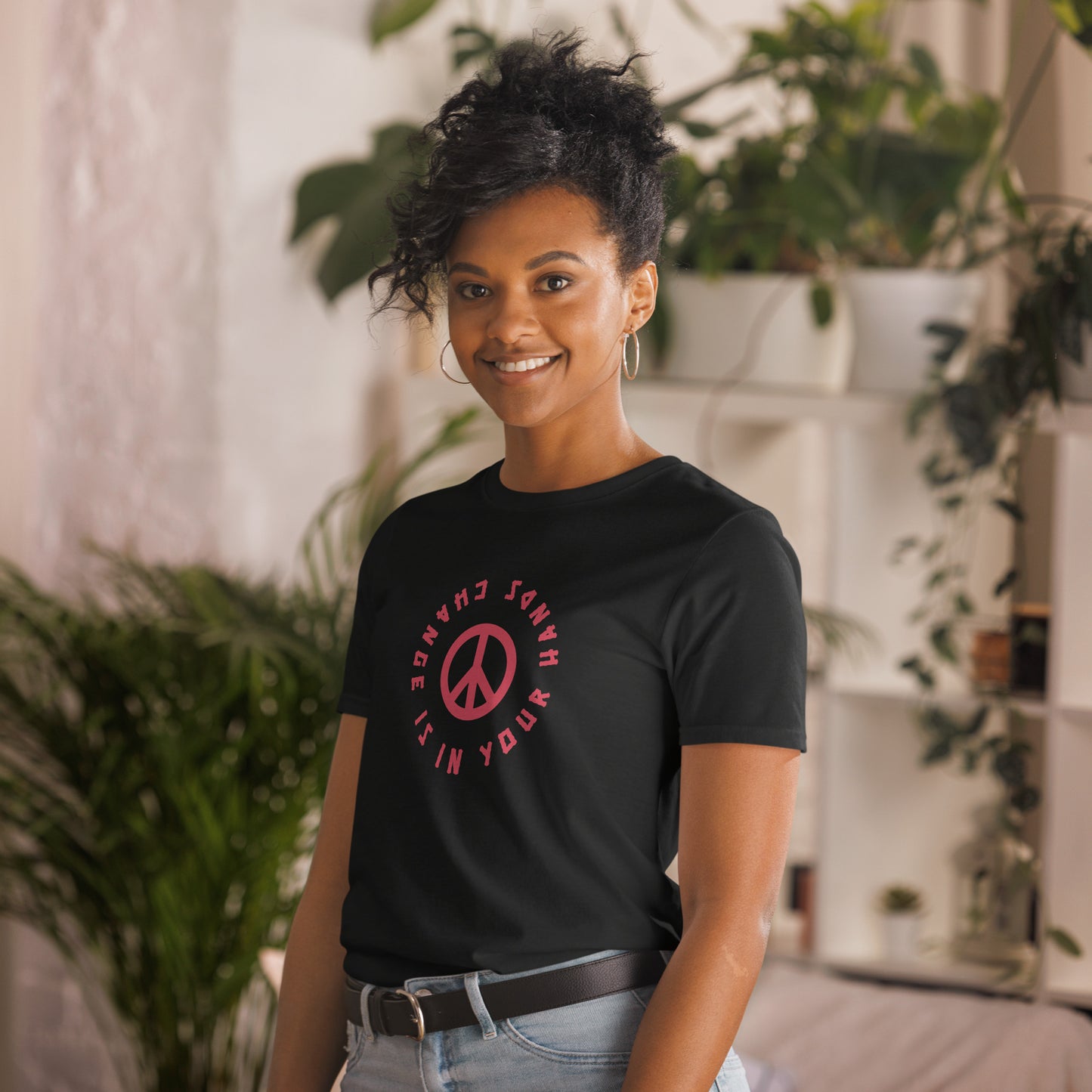 Change is in your hands, Peace Unisex Tee