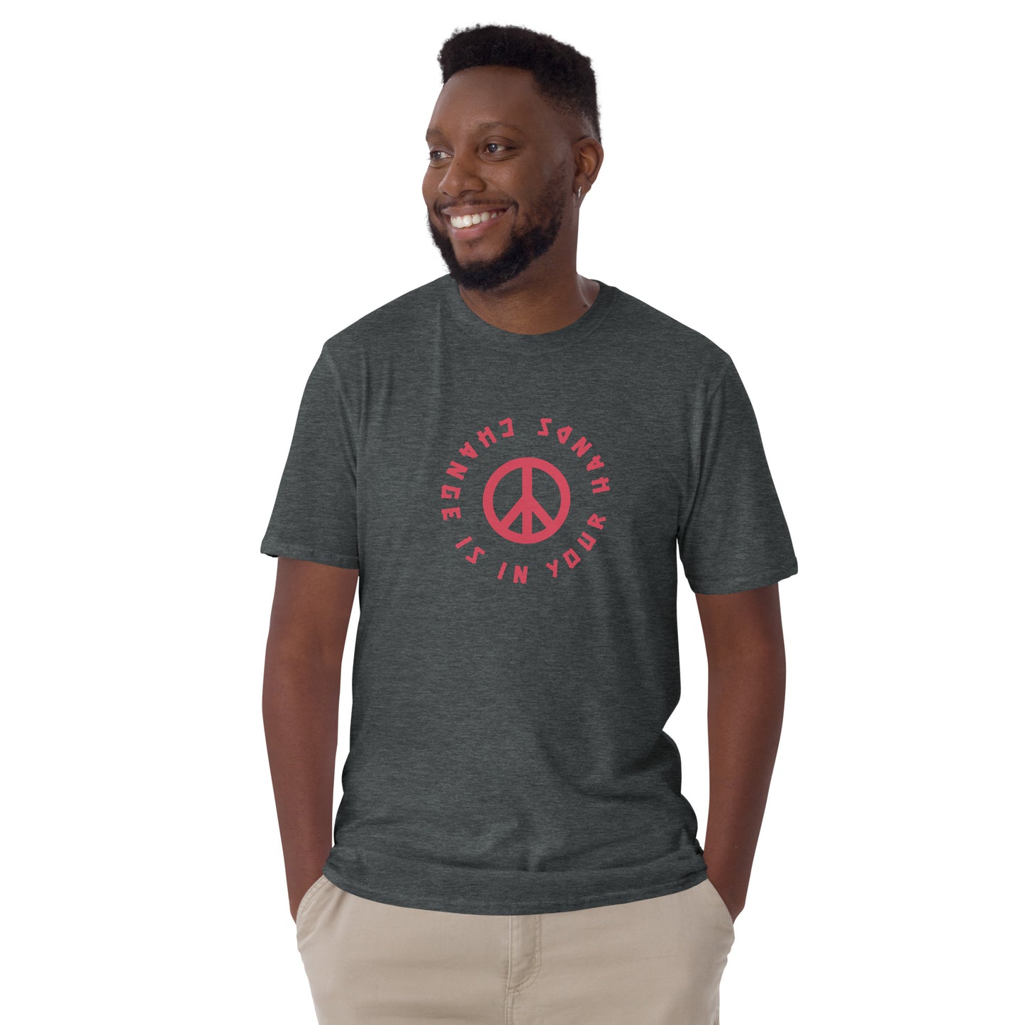 Change is in your hands, Peace Unisex Tee