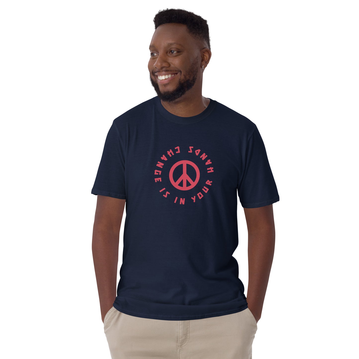 Change is in your hands, Peace Unisex Tee