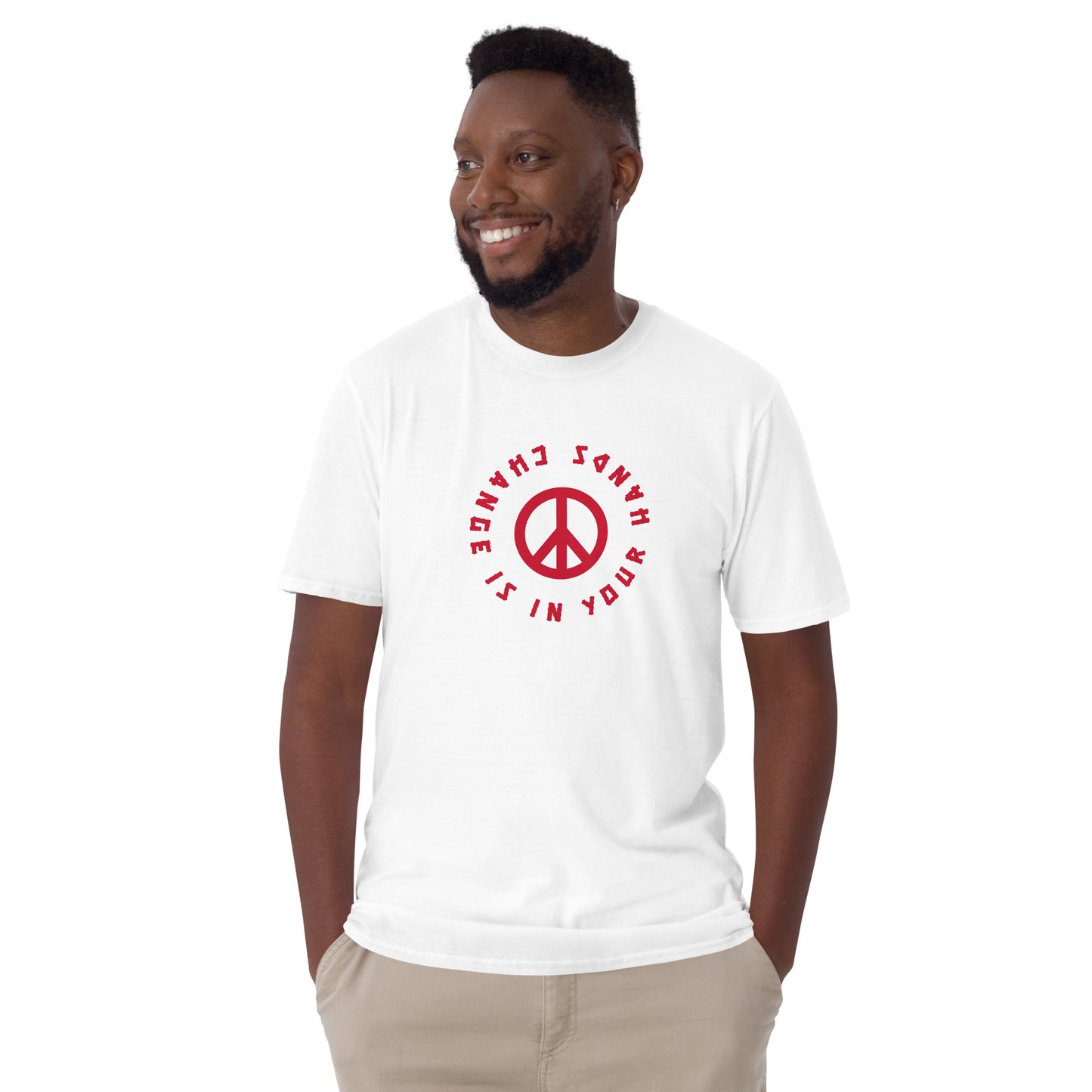 Change is in your hands, Peace Unisex Tee